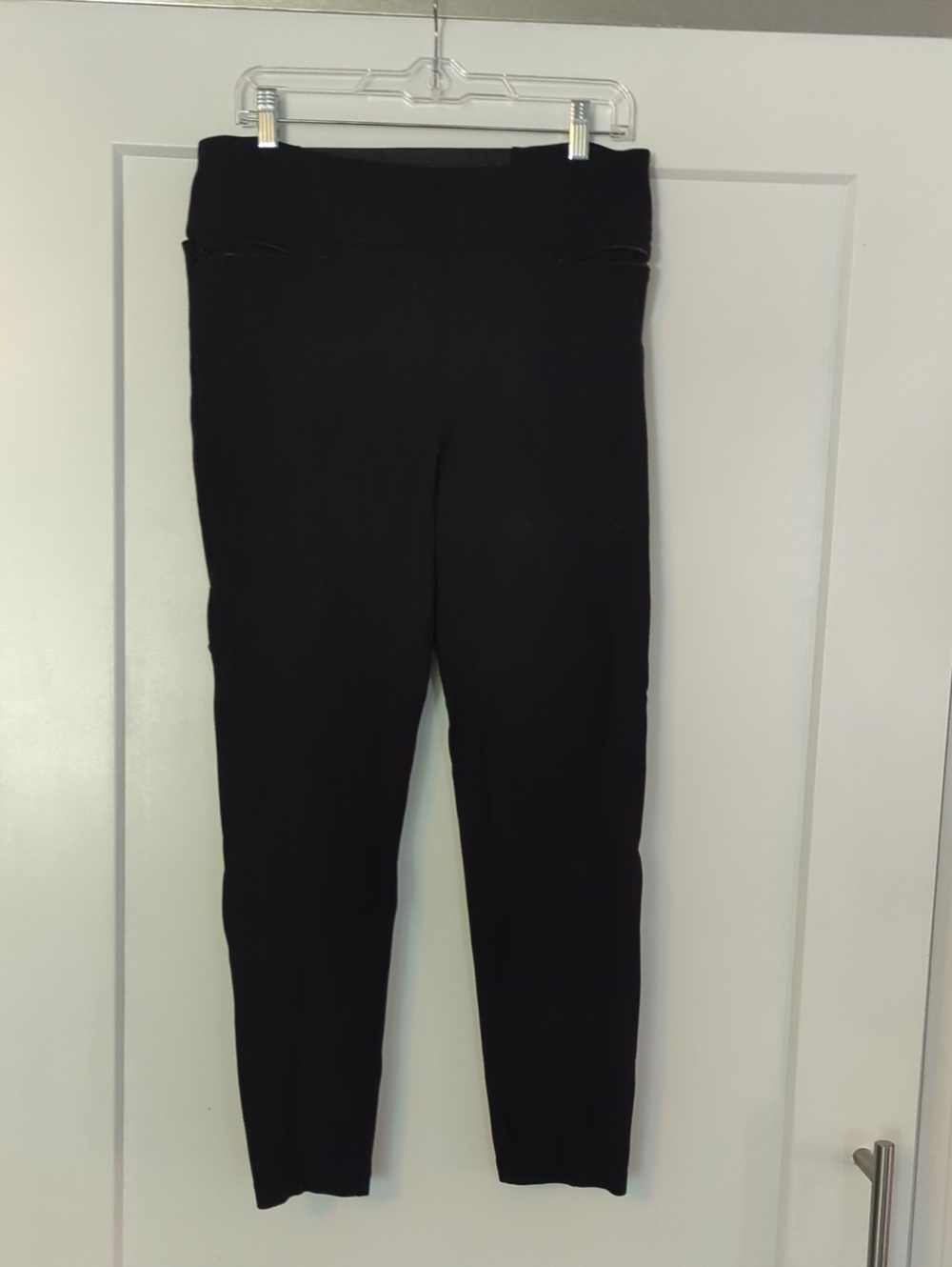 Betabrand High-Rise Power-Down Pants (Black) Long